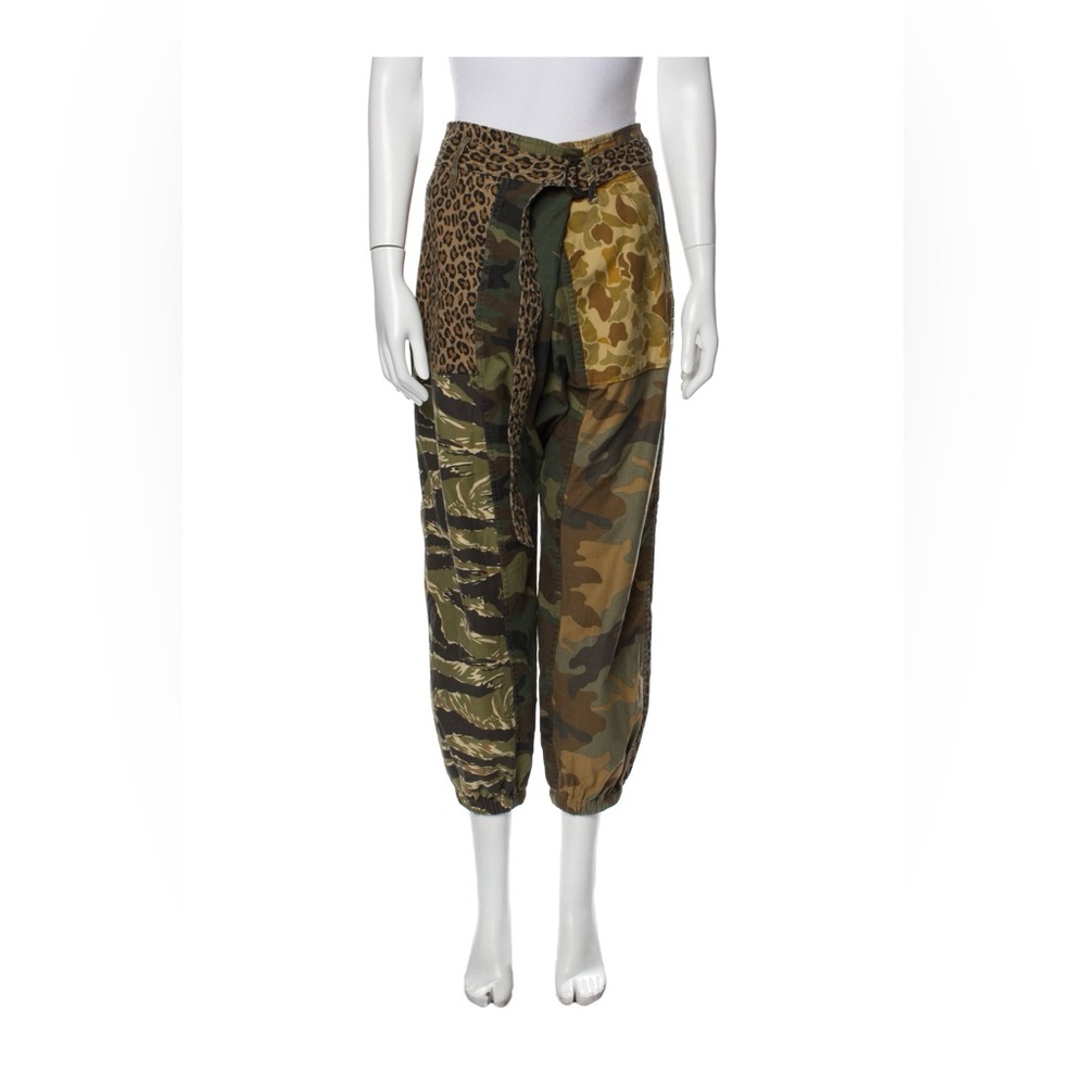 R13 Camouflage and Leopard Print Women's Pants